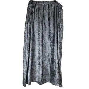 NWOT Old Navy Silver metallic Slip Maxi Skirt